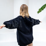 Black on Black Oversized Hoodie