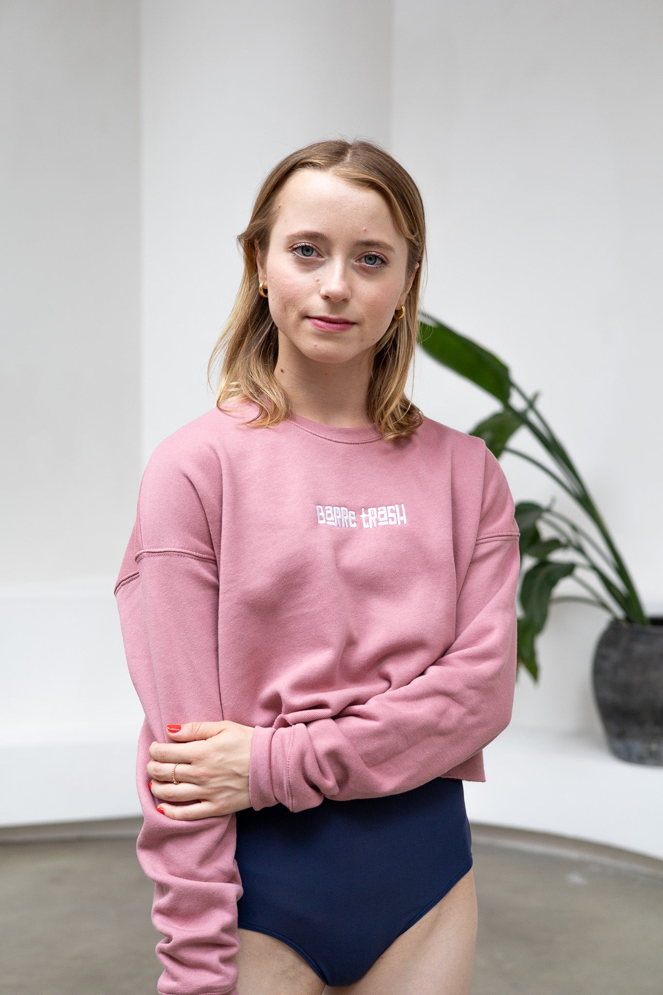 Barre Trash Crop Sweatshirt
