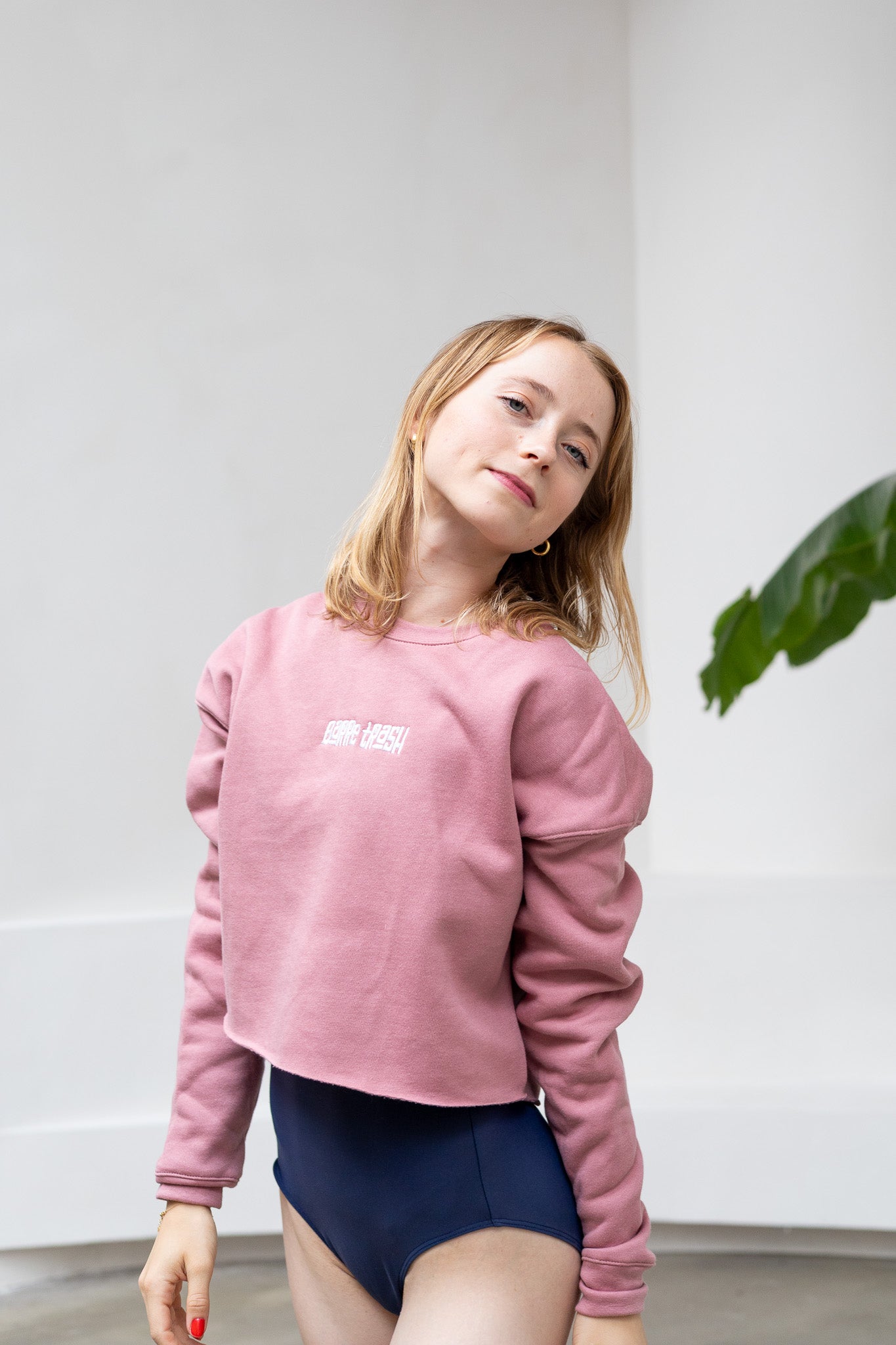 Barre Trash Crop Sweatshirt