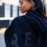 Black on Black Oversized Hoodie