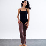 Leg Warmers - Chocolate Striped (NEW)