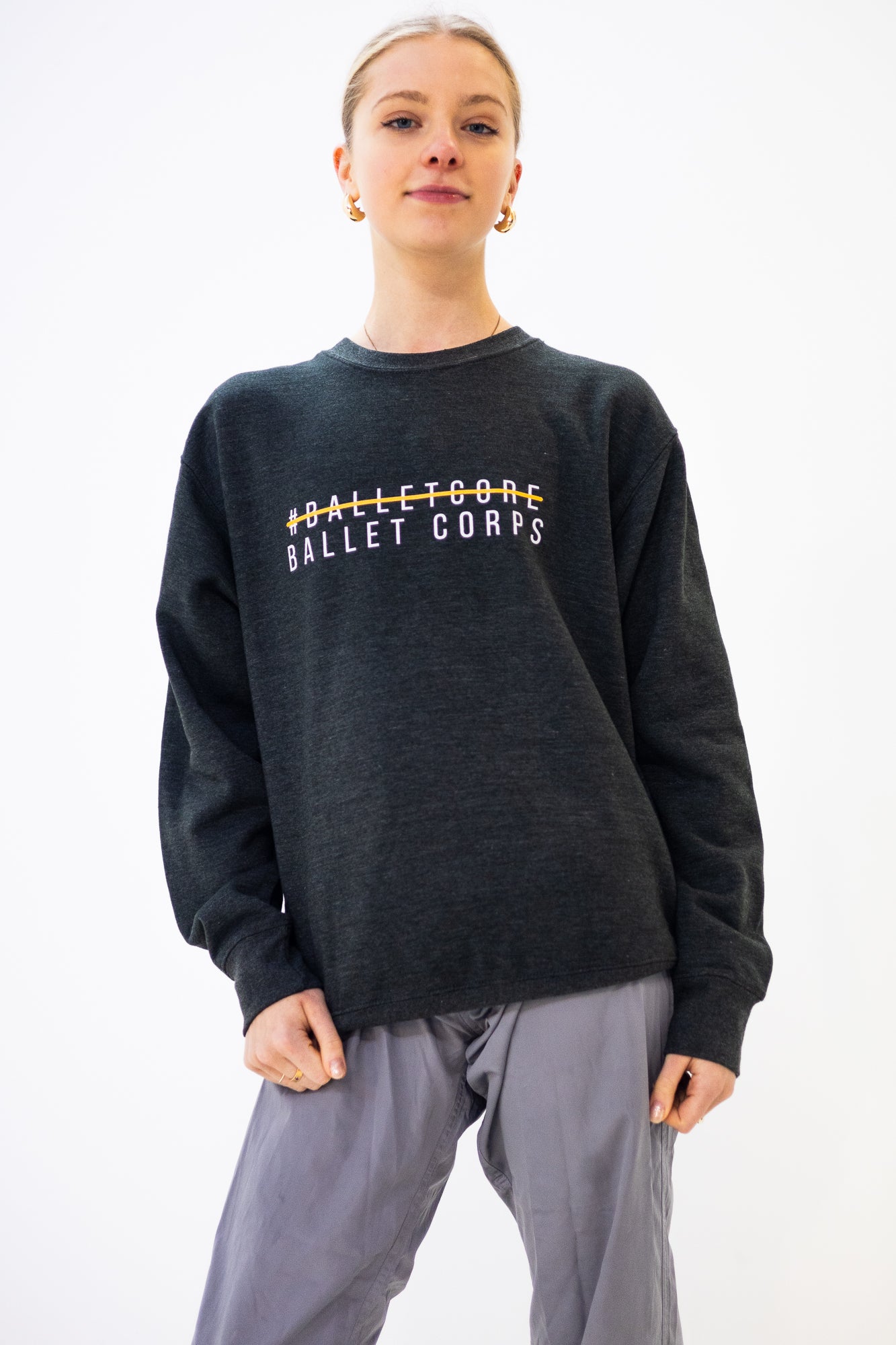 #BalletCore Crewneck Sweatshirt