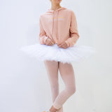 #BalletCore Crop Hoodie