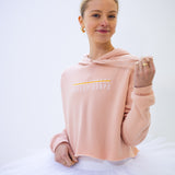 #BalletCore Crop Hoodie
