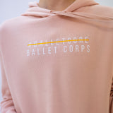 #BalletCore Crop Hoodie