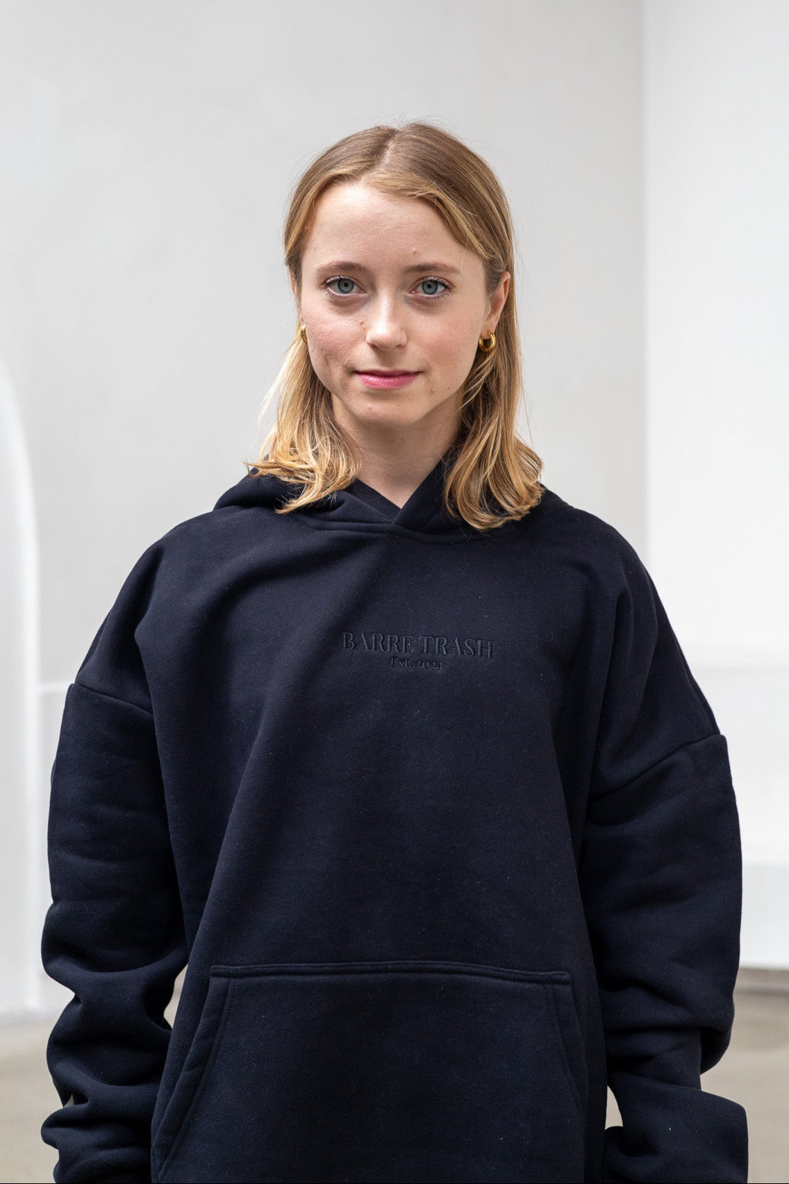 Black on Black Oversized Hoodie