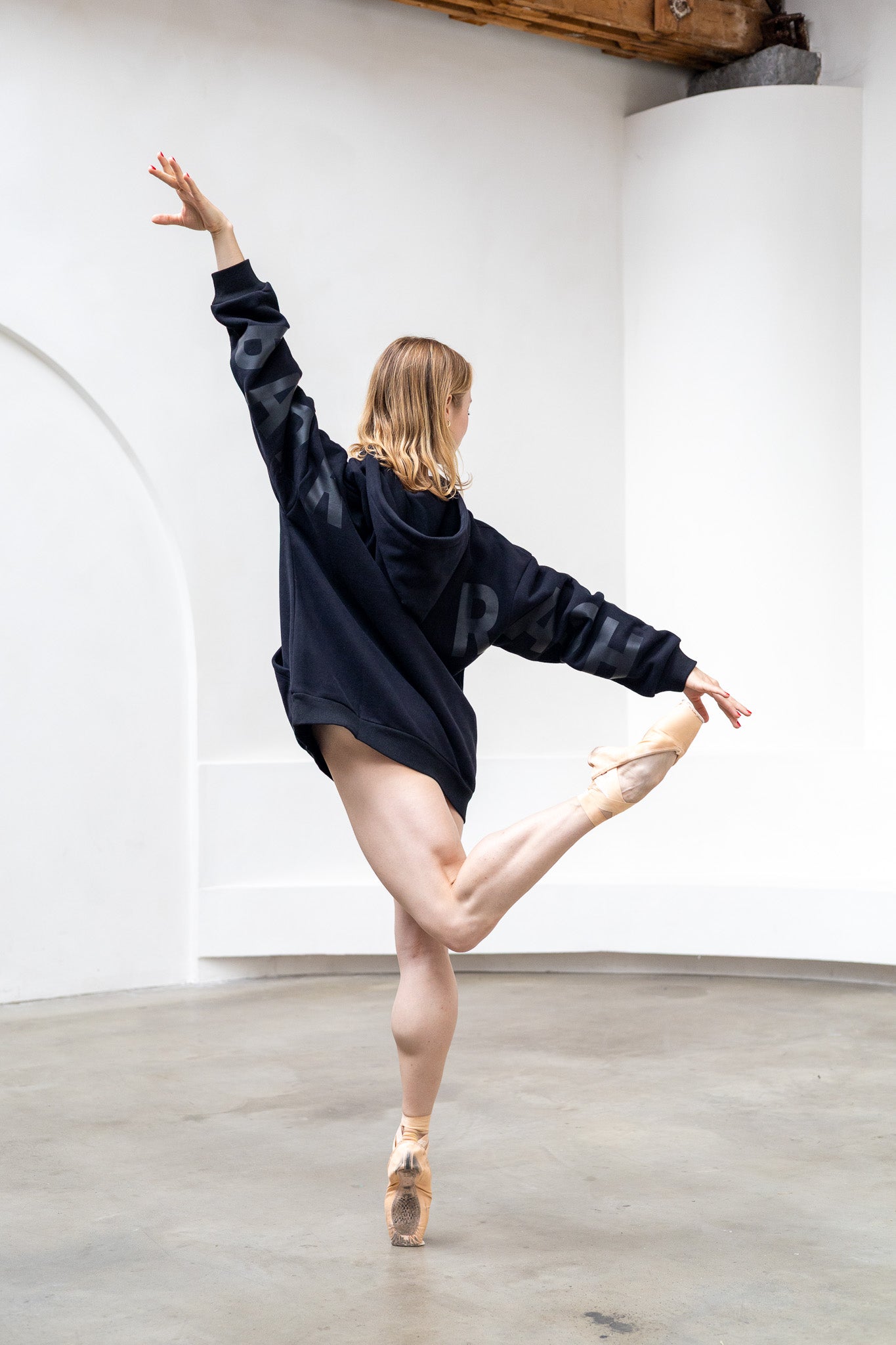 Black on Black Oversized Hoodie