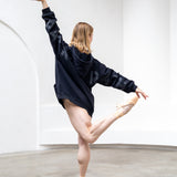 The Oversized Hoodie - Black on Black