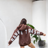 The Oversized Hoodie in Chocolate Brown