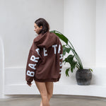 The Oversized Hoodie in Chocolate Brown