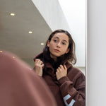 The Oversized Hoodie in Chocolate Brown