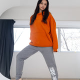 Sunset Orange Oversized Hoodie