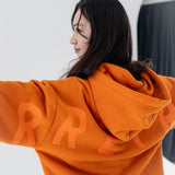 Sunset Orange Oversized Hoodie
