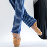 Leg Warmers - Striped Navy (NEW)