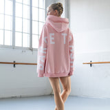 The Oversized Hoodie - Ballerina Pink