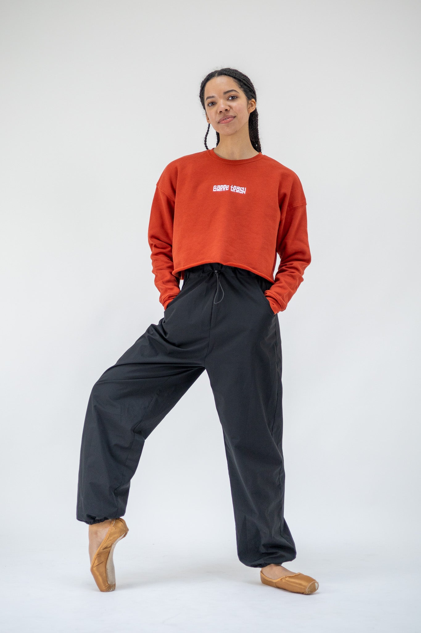 (NEW) Barre Trash Crop Sweatshirt