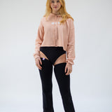 Barre Trash Crop Hoodie