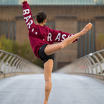 The Oversized Hoodie in Burgundy