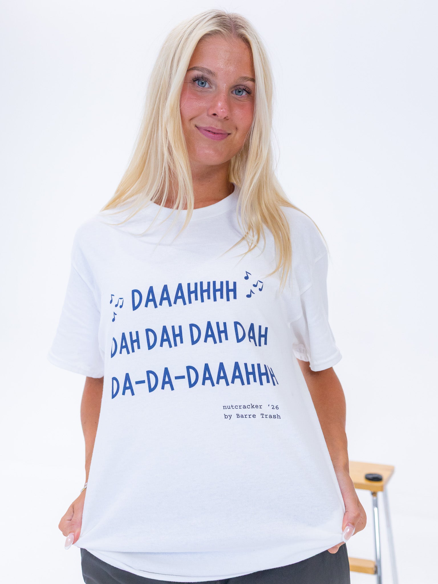 Grand Pas de Deux Tee in white, Nutcracker '26