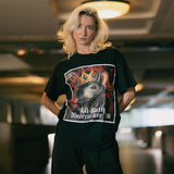 'Lil Ratty Tee in black, shot at the Barbican