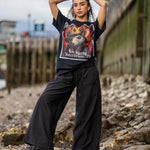 'Lil Ratty Tee in black, shot in London